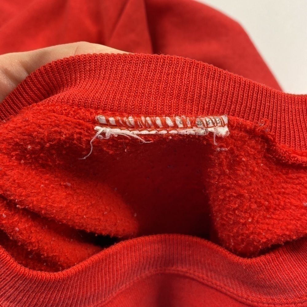 Vintage Winter In Wisconsin Raglan Sleeve Sweatshirt Size Medium - Picture 7 of 7